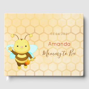 Livre D'or Baby shower bumble bee maman