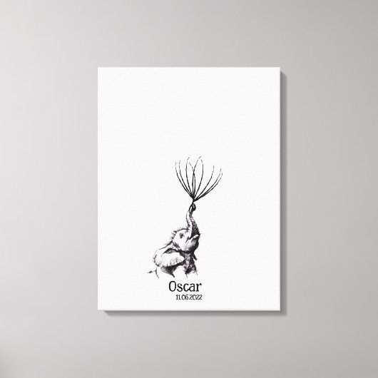 Livre d'or baby shower - Canvas (Recto)