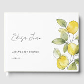 Livre D'or Baby shower citron (Recto)