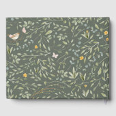 Livre D'or Baby shower d'amis de la forêt (Verso)