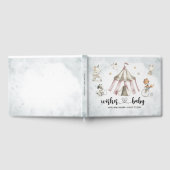 Livre D'or Baby shower d'Aquarelle Circus Animaux (Complet)