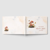 Livre D'or Baby shower d'aquarelle de champignon lunaire (Complet)