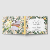 Livre D'or Baby shower d'aquarelle florale Citrus Lemon (Complet)