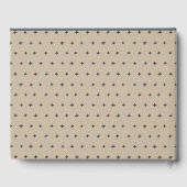 Livre D'or Baby shower de courge feuillu mou en bois (Verso)