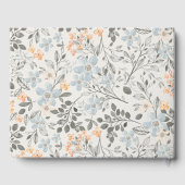 Livre D'or Baby shower de feuillage d'éléphant de petite arac (Verso)