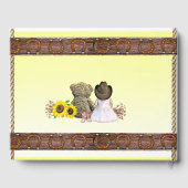 Livre D'or Baby shower de fille Lil Jaune (Verso)