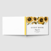 Livre D'or Baby shower de tournesol Boho (Complet)