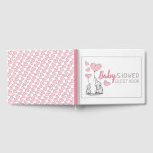 Livre D'or Baby shower des Coeurs Eléphants (Complet)