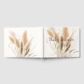 Livre D'or Baby shower d'herbe Pampas (Complet)