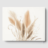 Livre D'or Baby shower d'herbe Pampas (Verso)