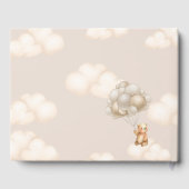 Livre D'or Baby shower d'ours neutre Cloud 9 (Verso)