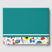 Livre D'or Baby shower Floral Mason Jar (Verso)