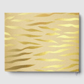 Livre D'or Baby shower Gold Sparkle Guestbook (Verso)