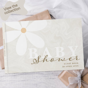 Livre D'or Baby shower Jardin Daisy Neutre hommes