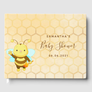 Livre D'or Baby shower joli bosse abeille nid d'abeille