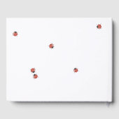 Livre D'or Baby shower Ladybug mignon (Verso)