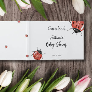 Livre D'or Baby shower Ladybug mignon