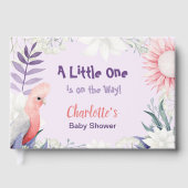 Livre D'or Baby shower Lavande enchanté (Recto)