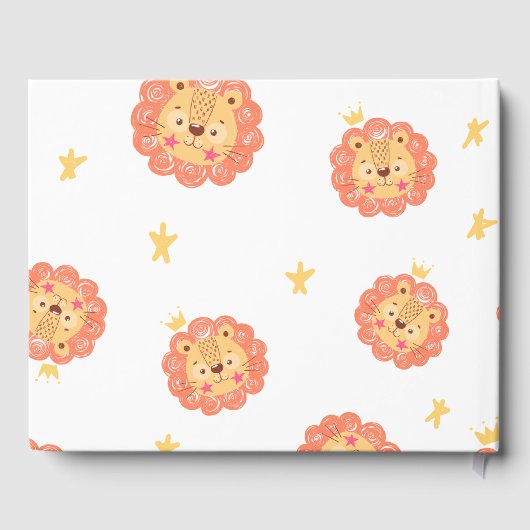 Livre D'or Baby shower Lion (Verso)