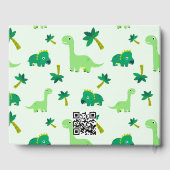 Livre D'or Baby shower Little Dino (Verso)