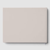 Livre D'or Baby shower moderne Dusty Blush Bow (Verso)