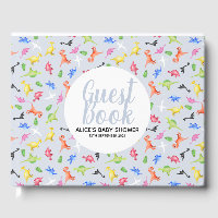 Baby shower Motif Boys Blue Dinosaur