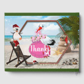 Livre D'or Baby shower Noël d'été (Verso)