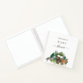 Livre d'or baby shower ours de forêt (Intérieur)