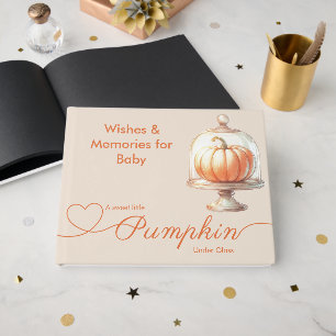 Livre D'or Baby Shower Petite Citrouille – Élégance d'Automne