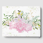 Livre d'or Baby Shower Printanier Fleurs Sauvages  (Verso)