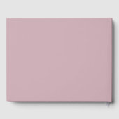 Livre D'or Baby shower Rose Dusty Pink Watercolor (Verso)
