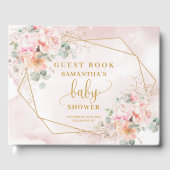Livre d'or baby shower rose pastel (Recto)