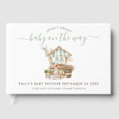 Livre D'or Baby shower rustique du marché agricole local (Recto)