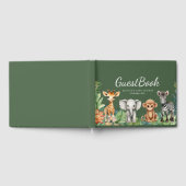 Livre D'or Baby shower Safari Wild One Jungle (Complet)