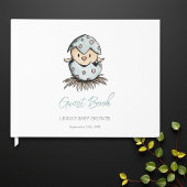 Livre D'or Baby shower simple et élégant d'aquarelle