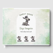 Livre D'or Baby shower Zebra Cartoon Enchanted (Recto)