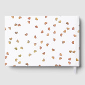 Livre D'or Balcon bébé | Élégant Baby shower Rose or (Verso)