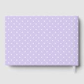 Livre D'or Balloon pourpre, Eucalyptus, Verdure, Baby shower (Verso)