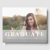 Livre D'or Bande simple | Photo de diplôme (Recto)