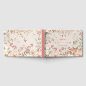 Livre D'or Baptême Broussailleux Foliage Bunny Fille (Complet)