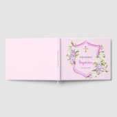 Livre D'or Baptême crête rose fille (Complet)