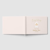 Livre D'or Baptême Fille Bébé avec Bonnet (Complet)