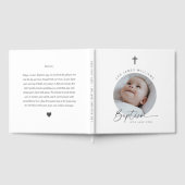Livre D'or Baptism Round Photo  (Complet)