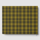 Livre D'or Barclay Tartan avec vos initiales, Scottish Plaid (Verso)