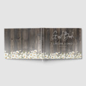 Livre D'or Barnwood and Daisies Rustic Wedding (Complet)