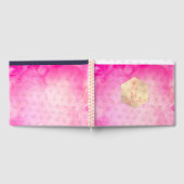 Livre D'or Bat mitzvah PixDezines, Aquarelle rose (Complet)