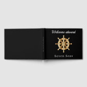 Livre D'or Bateau noir nom de bateau volant en or (Complet)