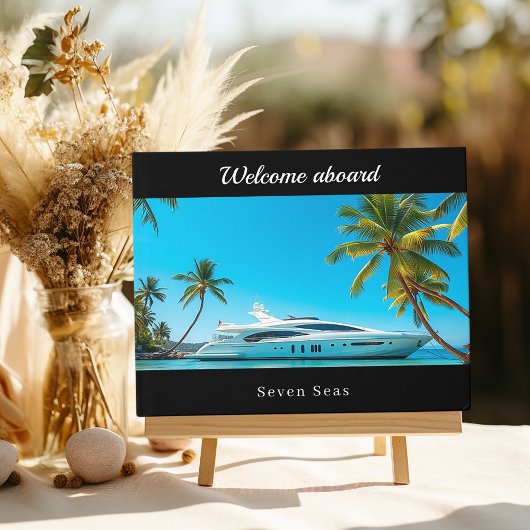 Livre D'or Bateau photo noir