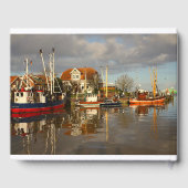 Livre D'or Bateaux de pêche dans le mémorial du port (Verso)