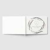 Livre D'or Bâtons rustiques Branches de brindilles Mariage de (Complet)